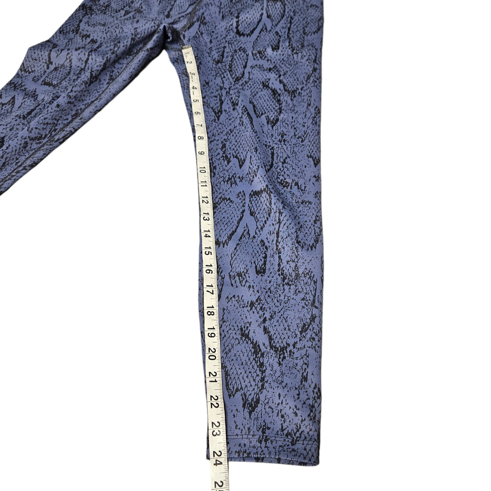 Beyond Yoga X Barre 3 Blue Python Print Leggings - image 7
